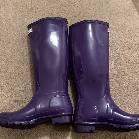 HUNTER purple rain boots - Picture 3 of 5